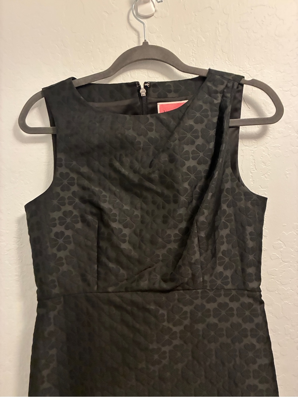 Kate Spade Black Spade flower Jacquard Dress - Picture 8 of 12